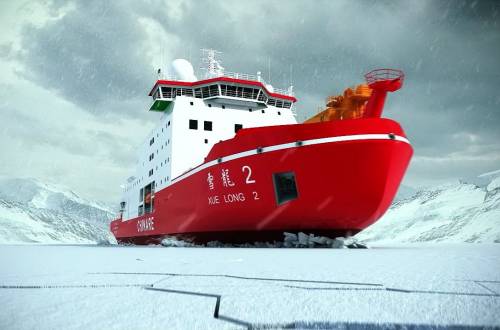 Китайский ледокол 'Снежный дракон 2' отправится на ледовые испытания в июле