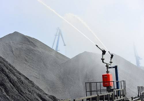 В порту Посьет запущена в полном объеме система пылеподавления на угольных складах
