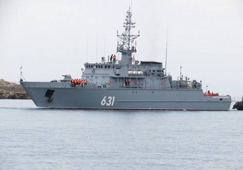 Корабль ПМО 'Георгий Курбатов' прибыл к месту службы