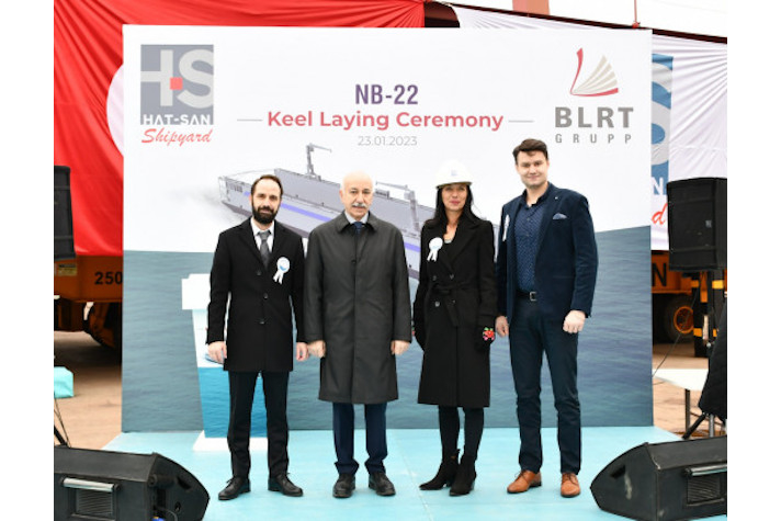 В Турции заложили плавучий док для эстонского концерна BLRT Grupp
