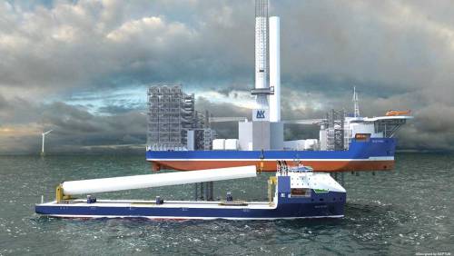 Одобрен проект первого в мире судна для транспортировки компонентов мощных ветряных турбин