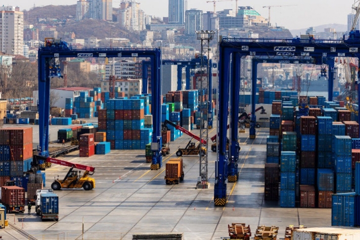 По итогам первого квартала Владивостокский морской торговый порт обработал 196,5 тыс. TEU