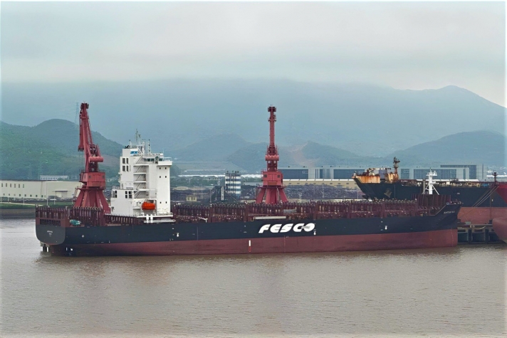 Группа Fesco приняла в состав флота шестой контейнеровоз из Китая