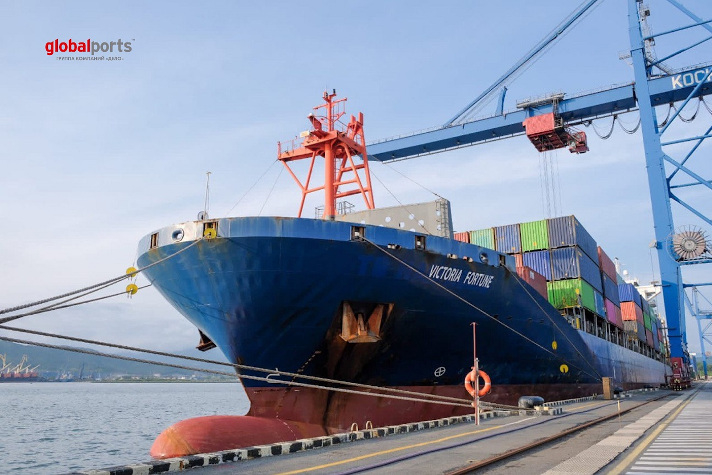 Терминалы Global Ports начали обслуживать новый регулярный контейнерный сервис из Китая