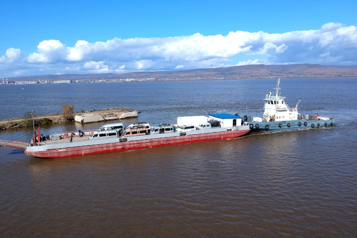 В Хабаровском крае открылась навигация в морском порту Николаевск-на-Амуре и паромная переправа через Амур