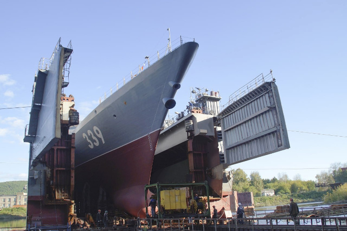 На Амурском судостроительном заводе заложат спусковой док-понтон 'Амурец'