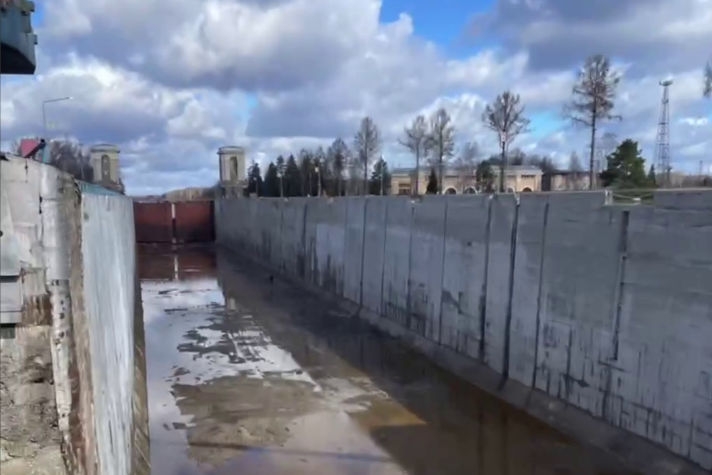 Завершена реконструкция камеры шлюза на гидроузле №2 канала имени Москвы