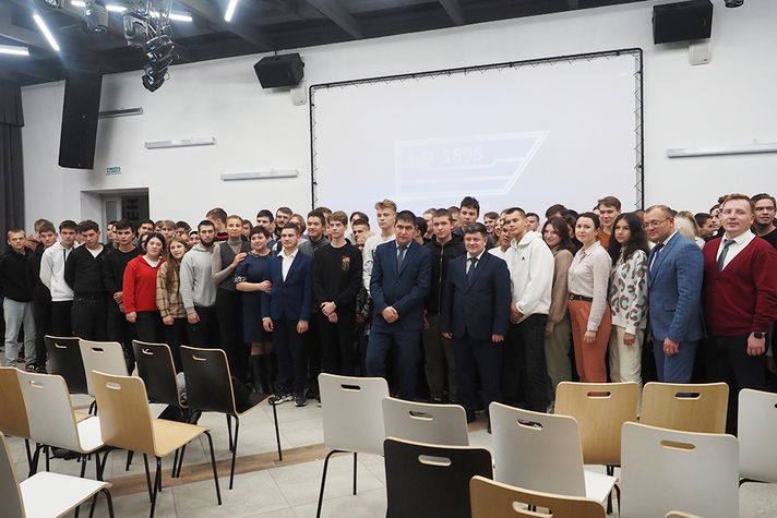 На Зеленодольском заводе состоялось посвящение новоиспеченных студентов в первокурсники