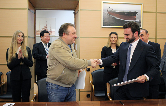 Заключение соглашения о сотрудничестве ОСК с Salamis Shipyards Engineering