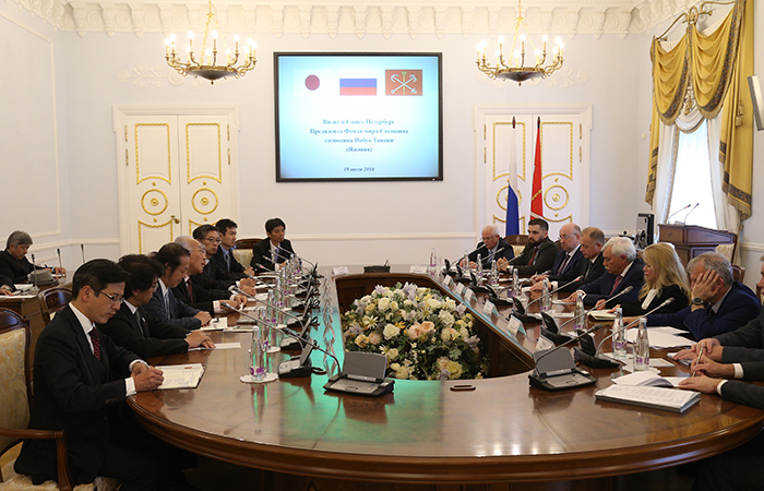 Визит делегации Японии в Санкт-Петербург 10 июля