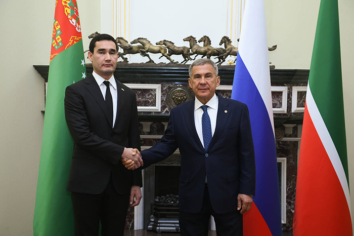 Встреча президента Татарстана с министром промышленности Туркменистана
