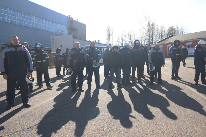 Спуск на воду катамарана "Капонир"