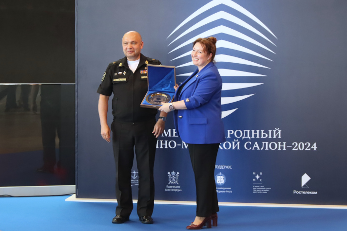 Награждение компании "Валком" на салоне "Флот-2024"