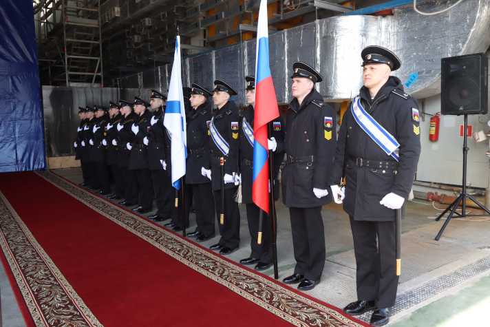 Закладка корабля ПМО "Дмитрий Глухов"