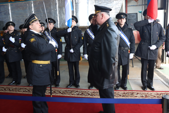 Закладка корабля ПМО "Дмитрий Глухов"