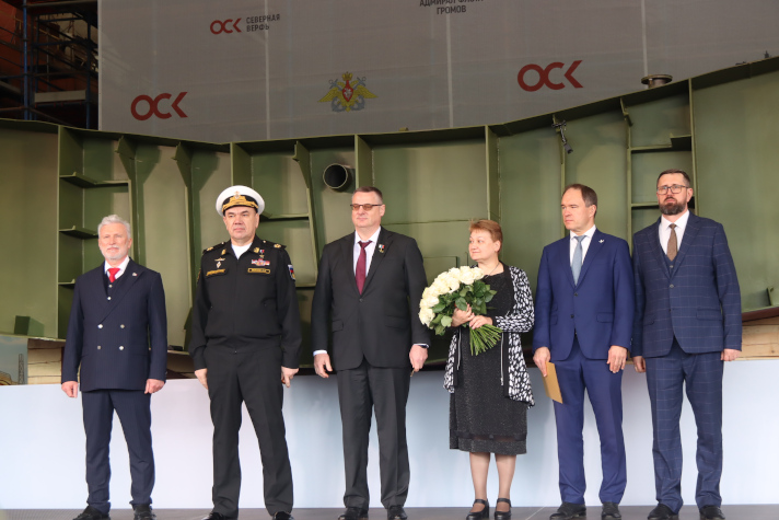Закладка фрегата "Адмирал флота Громов"