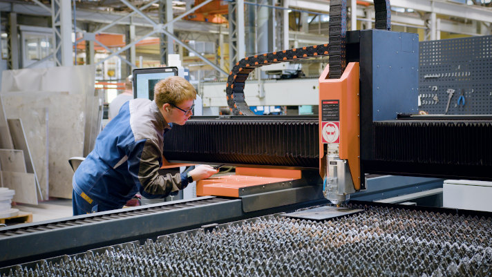 На производстве машиностроительного предприятия "Винета"