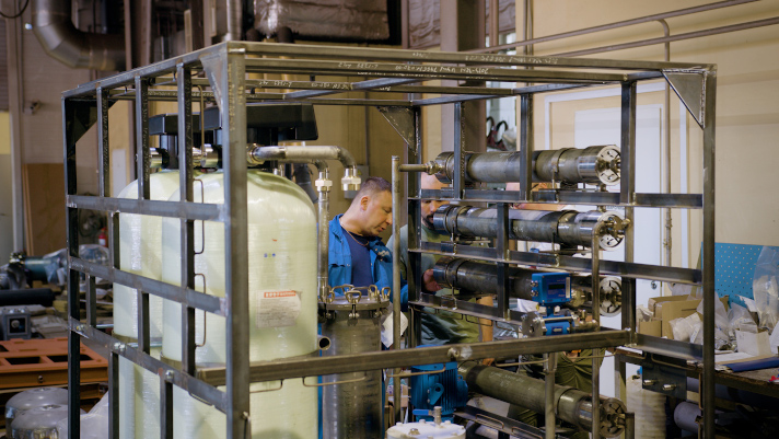 На производстве машиностроительного предприятия "Винета"