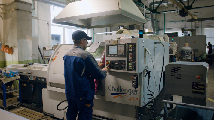 На производстве машиностроительного предприятия "Винета"