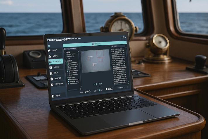 Интерфейс программы распознавания геологических объектов морского дна. Автор фото: Евгений Пен