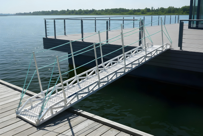 Трап-сходня алюминиевая