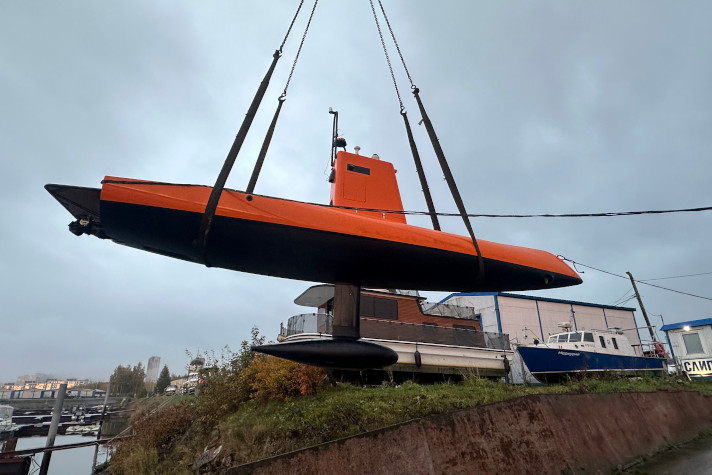 Ходовые испытания МНС "Сардина"