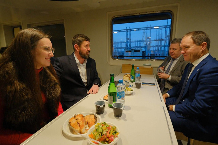 Приёмка камбуза на траулере "Капитан Геллер"