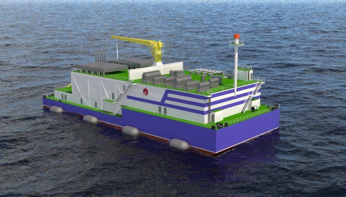 Проект плавучего энергетического комплекса на СПГ
