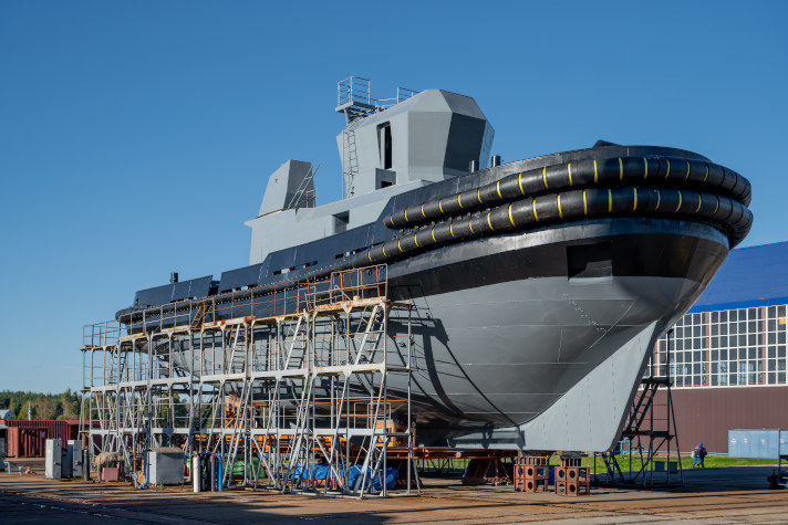 Корпус буксира ПЕ-80