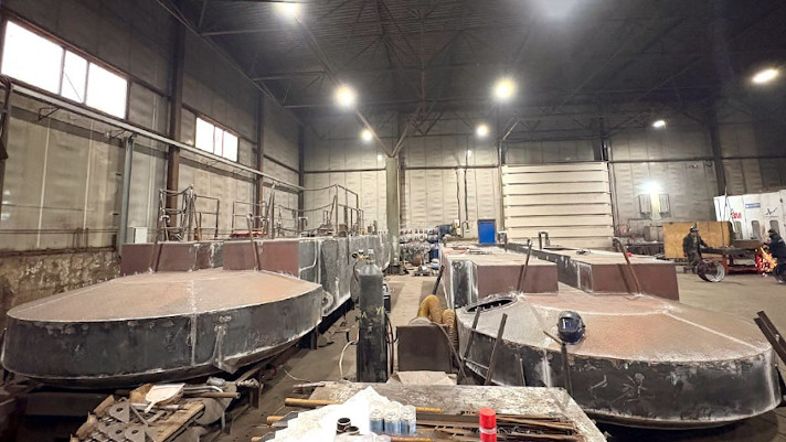 Строительство земснарядов проекта 2040