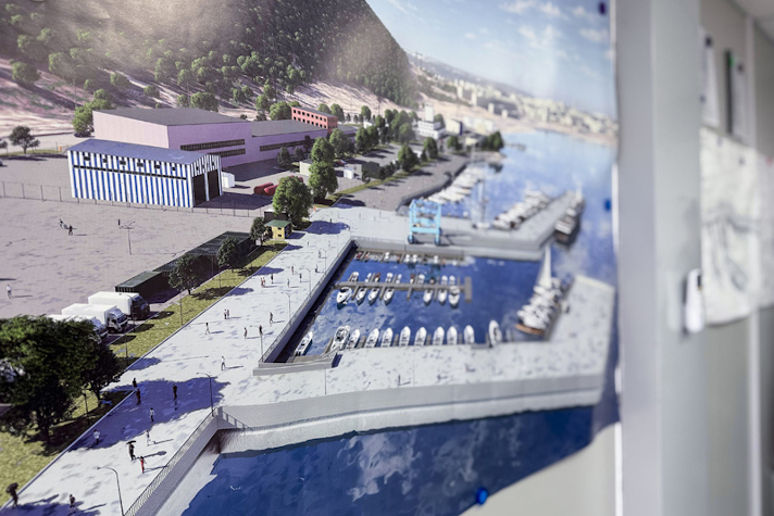 Проект яхтенной марины в порту Магадан