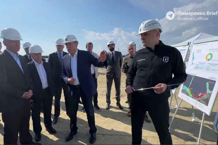 Визит Николая Патрушева в порт Корсаков