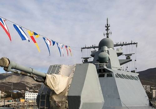 Корабль 'Сергей Котов' выполнил артиллерийскую стрельбу во время заводских ходовых испытаний