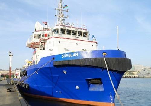 В Азербайджане произведен ремонт буксирно-снабженческого судна