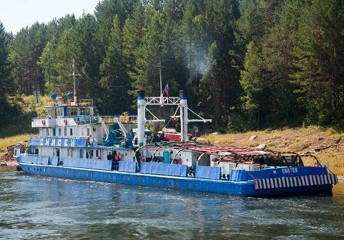 Енисейское пароходство начало навигацию в Казачинском пороге