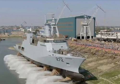 Damen спустил на воду очередной корвет для ВМС Пакистана