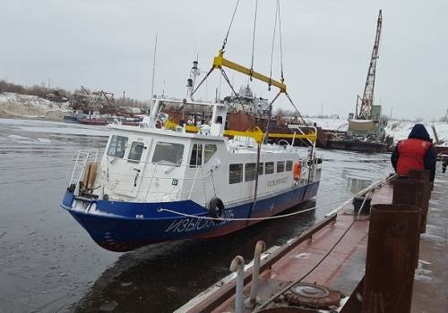 Промерное судно 'Изыскатель' доставлено заказчику в Якутск