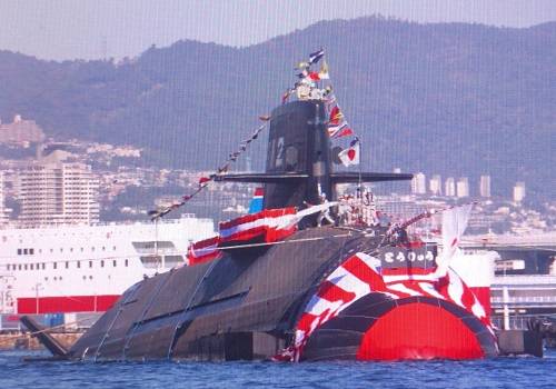 В Японии состоялась церемония имянаречения новой подводной лодки