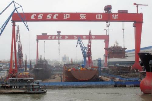В Китае создан новый судостроительный гигант