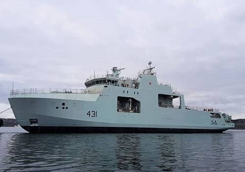 В Канаде спущен на воду патрульный корабль для Арктики Margaret Brooke