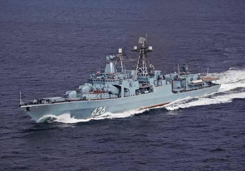 БПК 'Вице-адмирал Кулаков' взял курс на Датские проливы