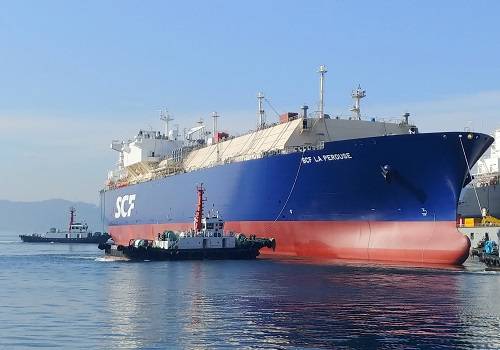 'Совкомфлот' принял в состав флота новый танкер-газовоз 'СКФ Лаперуз'
