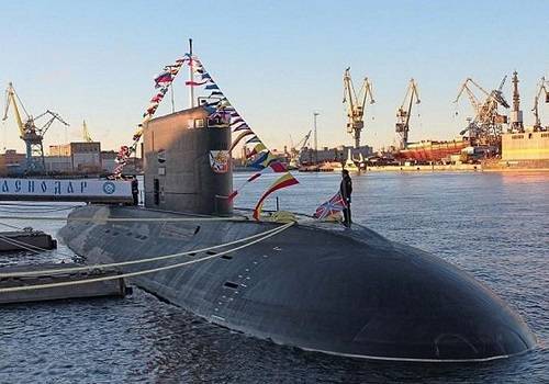 Подлодка 'Краснодар' отправится на ремонт в апреле 2020 года