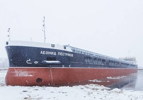 На 'Красном Сормово' спущен на воду сухогруз 'Леонид Пестриков' проекта RSD59