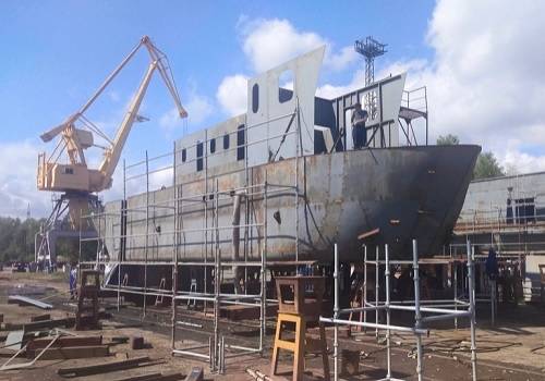 ЗАО 'Нефтефлот' изготовило корпус первого судна проекта RDB 66.62
