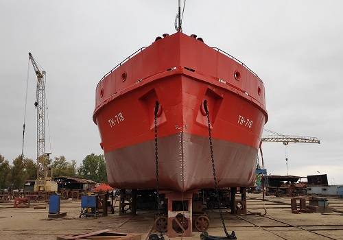 ССРЗ 'Мидель' произведёт ремонт корпуса нефтеналивного танкера 'ТН-718'