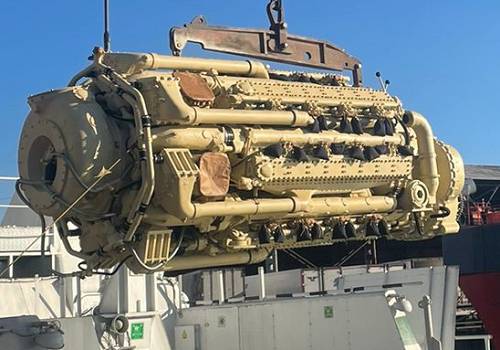 КМЗ провёл монтаж судового дизеля М-533 на судне 'ТС-100'