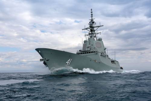 ВМС Австралии приняли на вооружение последний эсминец класса Hobart