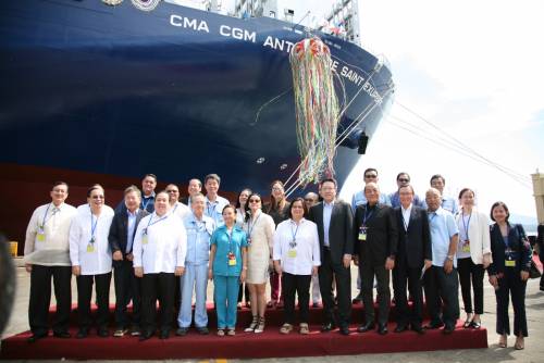 На Филиппинах построили крупнотоннажный контейнеровоз