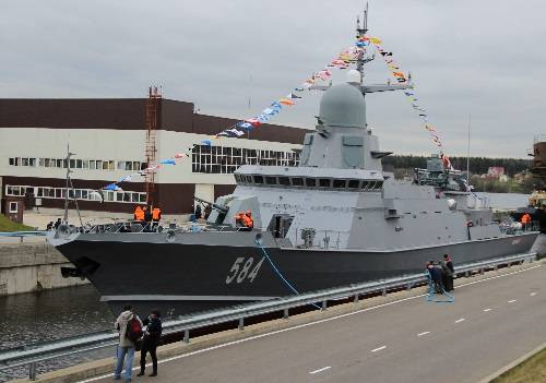 В Балтийском море проходят государственные испытания МРК 'Одинцово'
